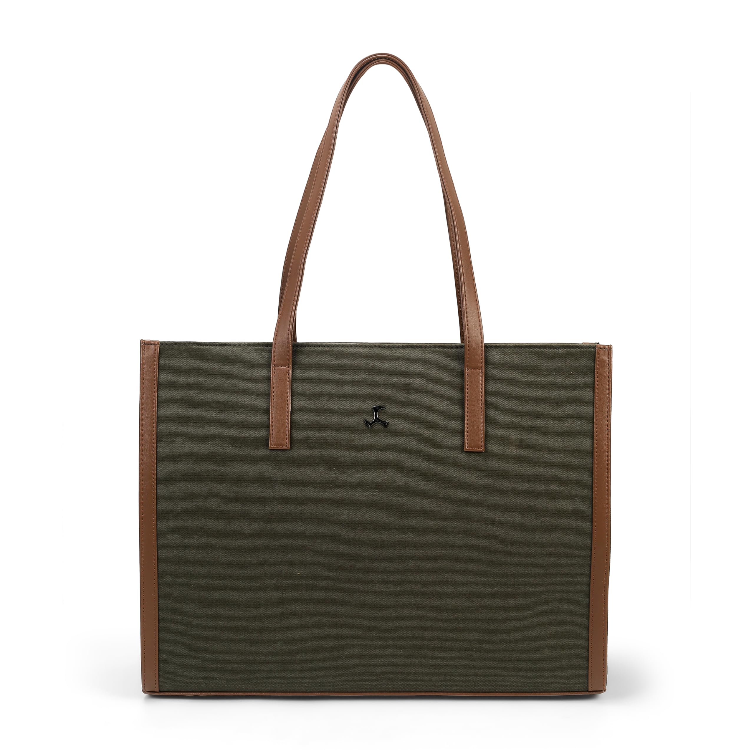Women Casual Jute Soft Body Zipper closure Solid Tote Bag-image-38