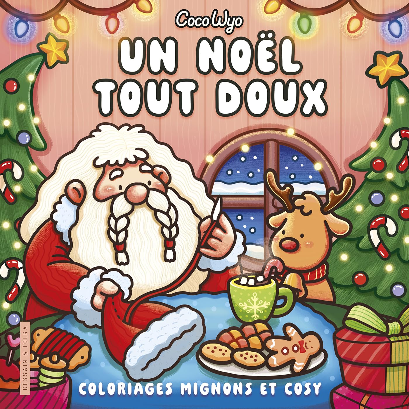 Un Noël tout doux avec Coco Wyo - Cosy colo: Coloriages mignons et cosy
