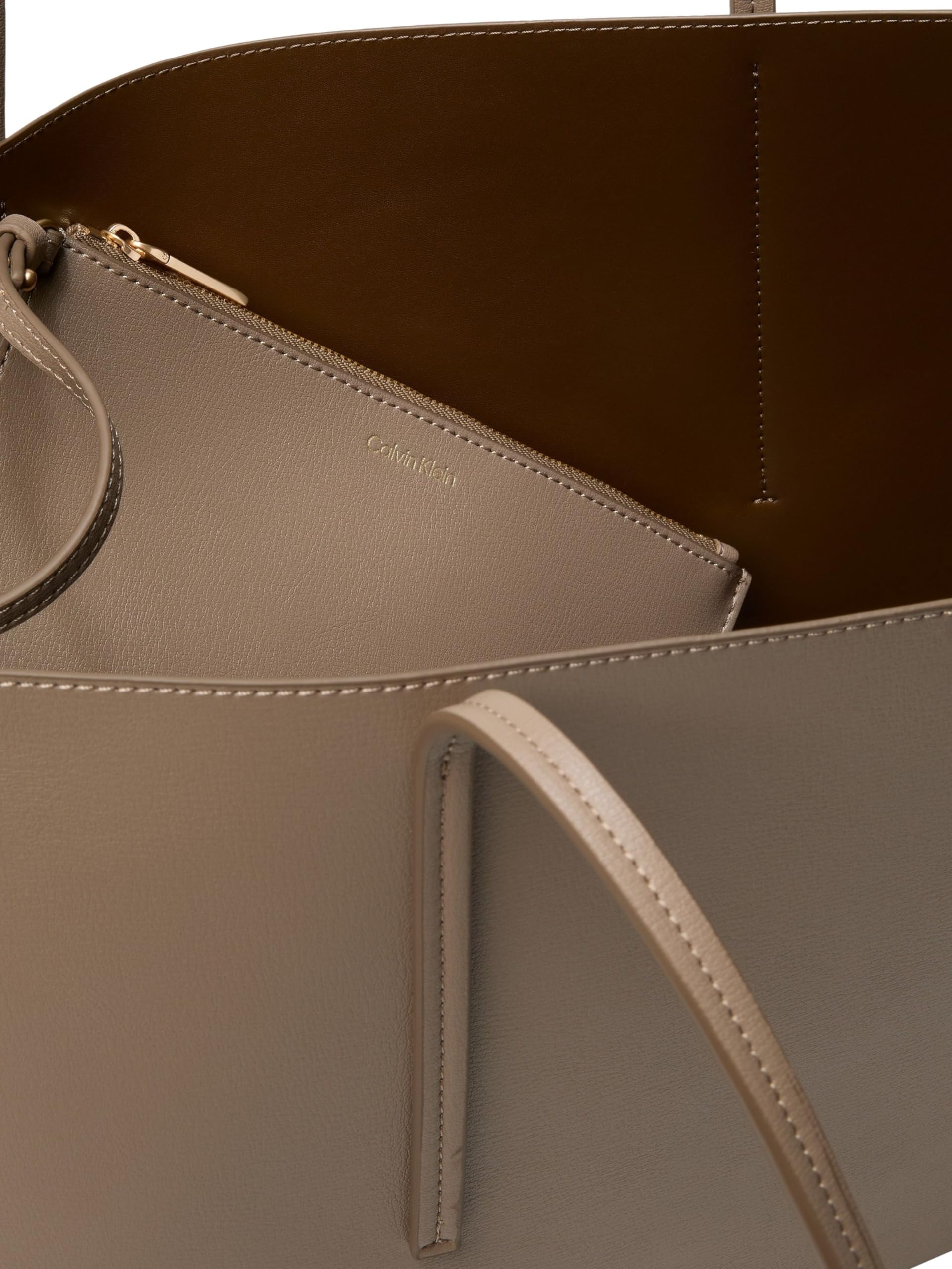 Calvin Klein Donna Borsa Tote Bag Foil Logo con Custodia Estraibile