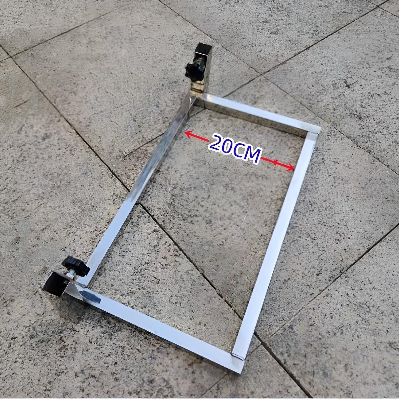 Kratka ogrodowa do roślin pnących, 240 cm, stal nierdzewna, łatwy montaż z elementem podstawowym do dekoracji na zewnątrz (2,7 x 2,4 m)