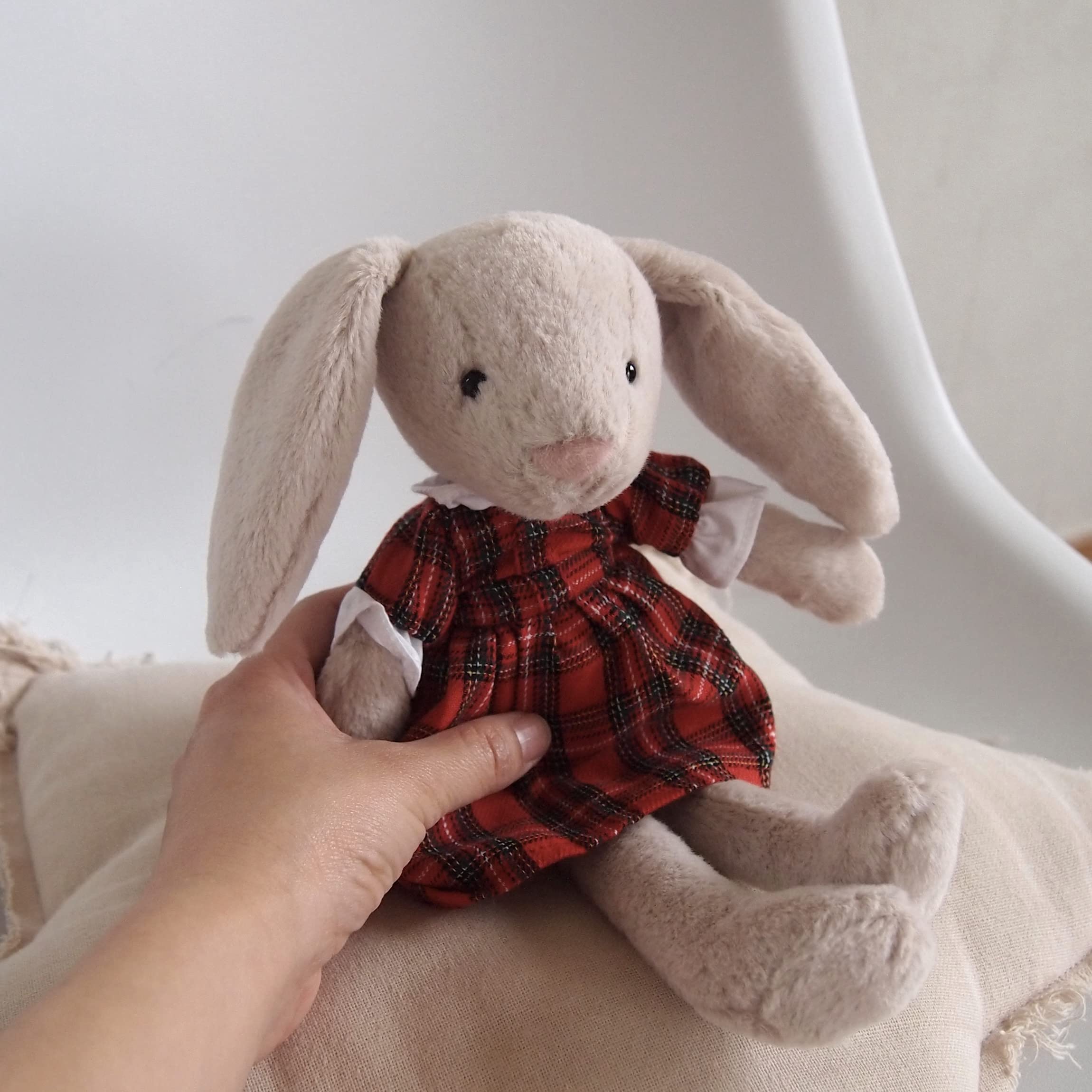 Jellycat Christmas Tartan Lottie Bunny Collectable Plush