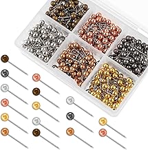 Pack of 480 Map Nail Push Pins 14 mm Colourful Round Head Pins Stainless Steel Tip World Map Push Pins for Cork Board, Fabric Marking, Photo Wall (6 Colours)