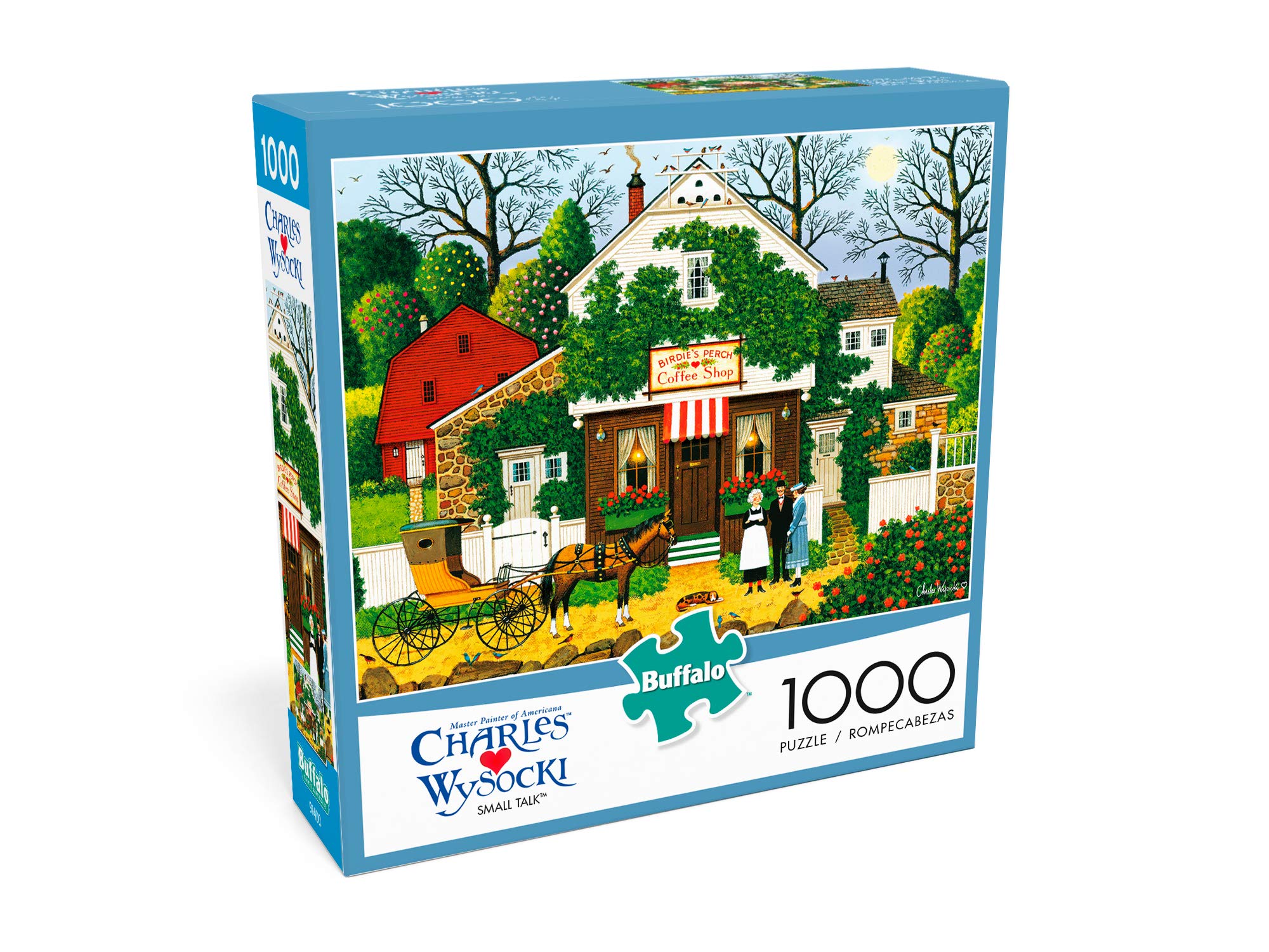 Amazon.com: Buffalo Games - Charles Wysocki - Small Talk - 1000