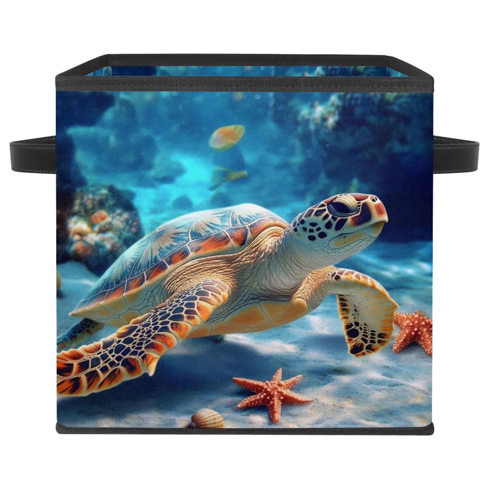 Boîte de rangement tortue de mer pour organiser la chambre de votre enfant