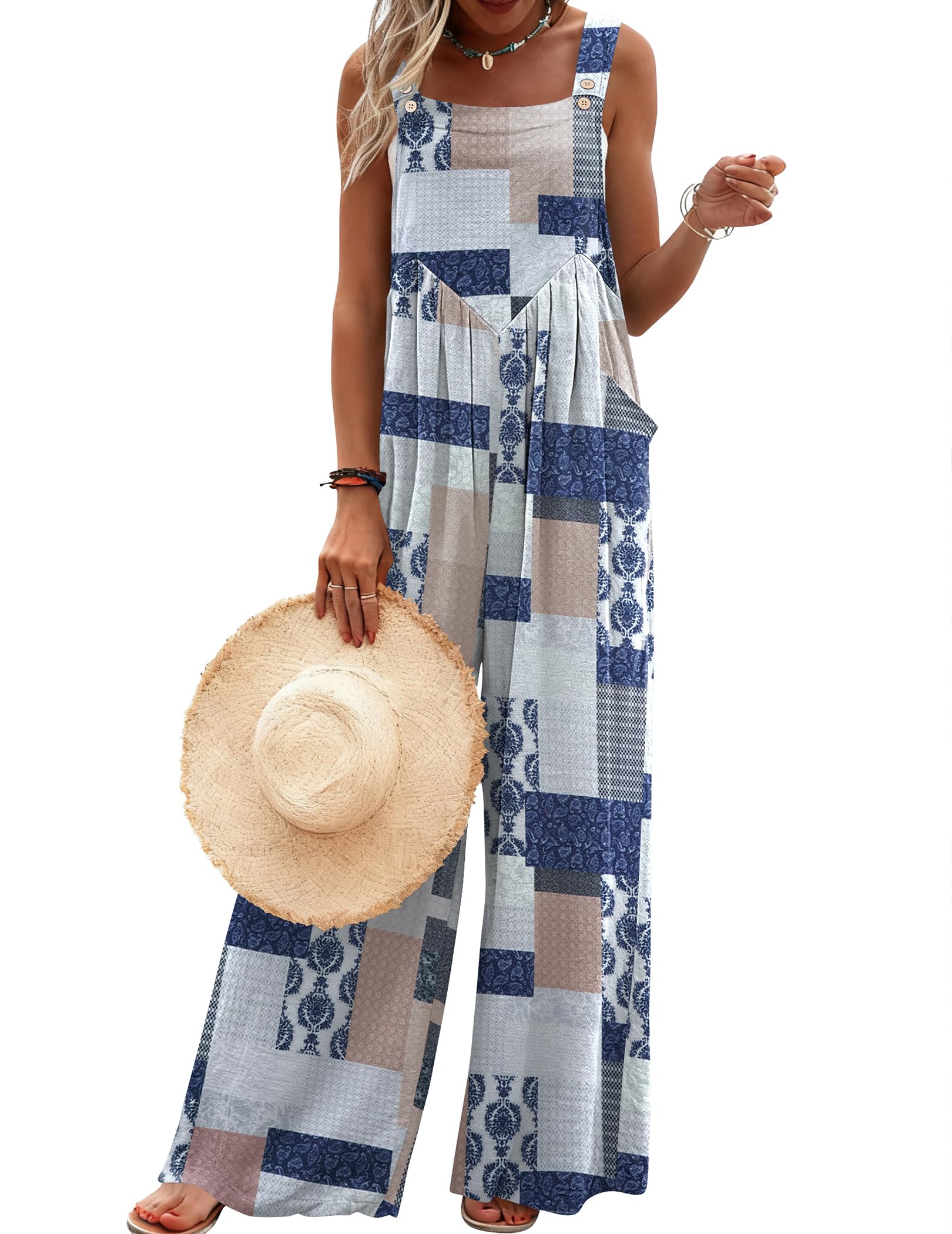 Ekouaer Boho Overalls