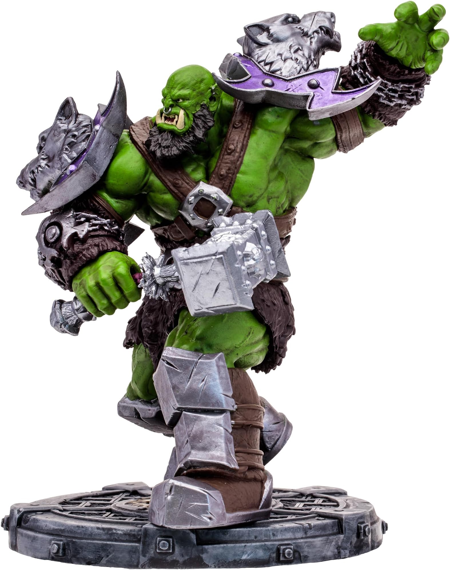 Lansay World of Warcraft - Orc: Shaman/Warrior - Collectible Figure & Accessories - Video Game Figures - Ages 12+