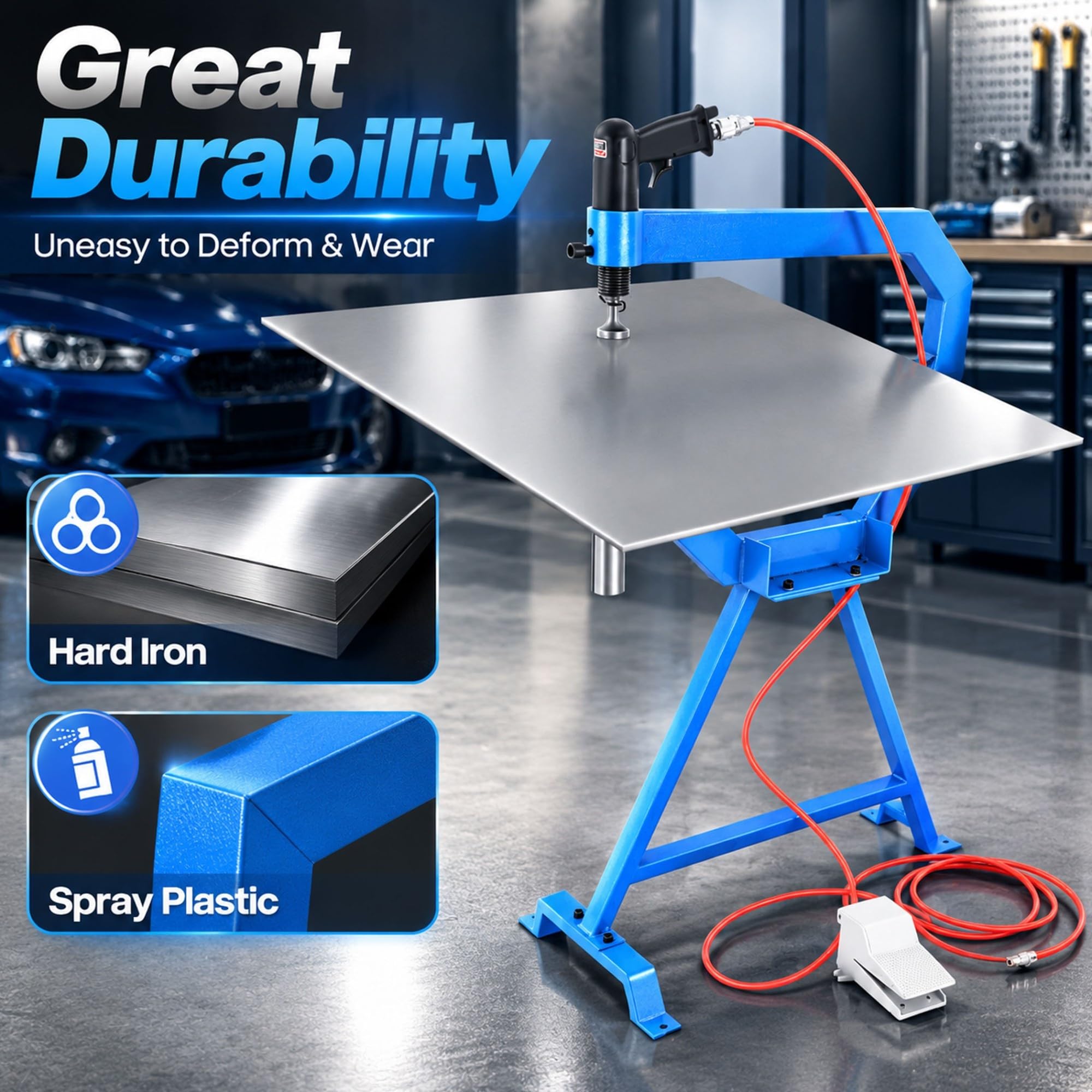 Pneumatyczna maszyna do zginania młotka spycharskiego, formowanie blachy ze