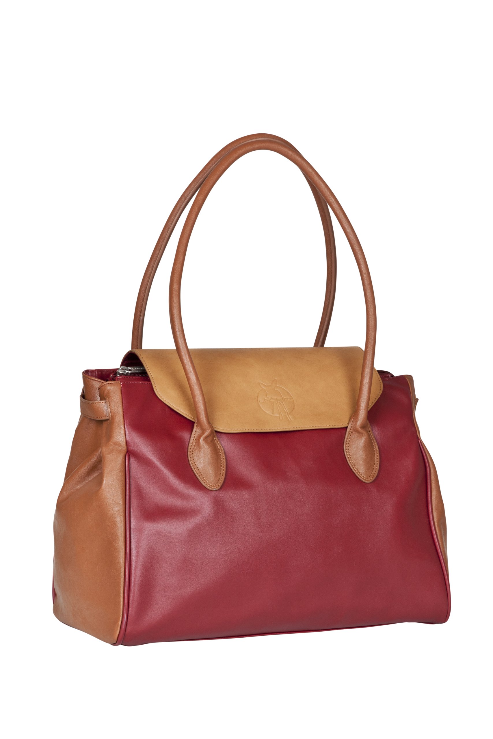 Lassig Tender Boston Diaper Bag Stylish Shoulder Bag Mom's Bag Tote-Bag Handbag Organized Changing Bag Set from Mommy Daddy Matching Bottle Holder, Baby Changing Mat/Pad and Stroller Hooks, Changing Bag, Red