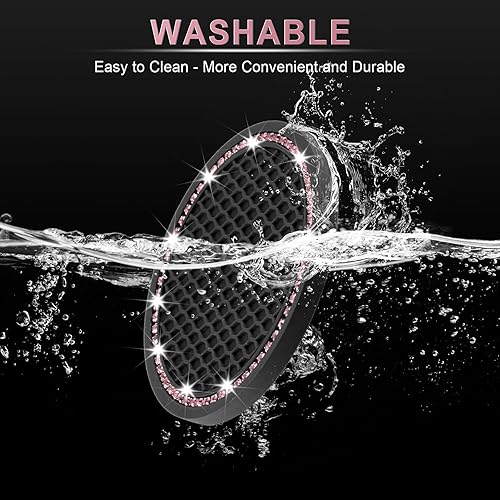 Miniatura 3 de JUSTTOP Paquete de 2 posavasos universales antideslizantes para automóvil, portavasos para automóvil, accesorios interiores de automóvil con