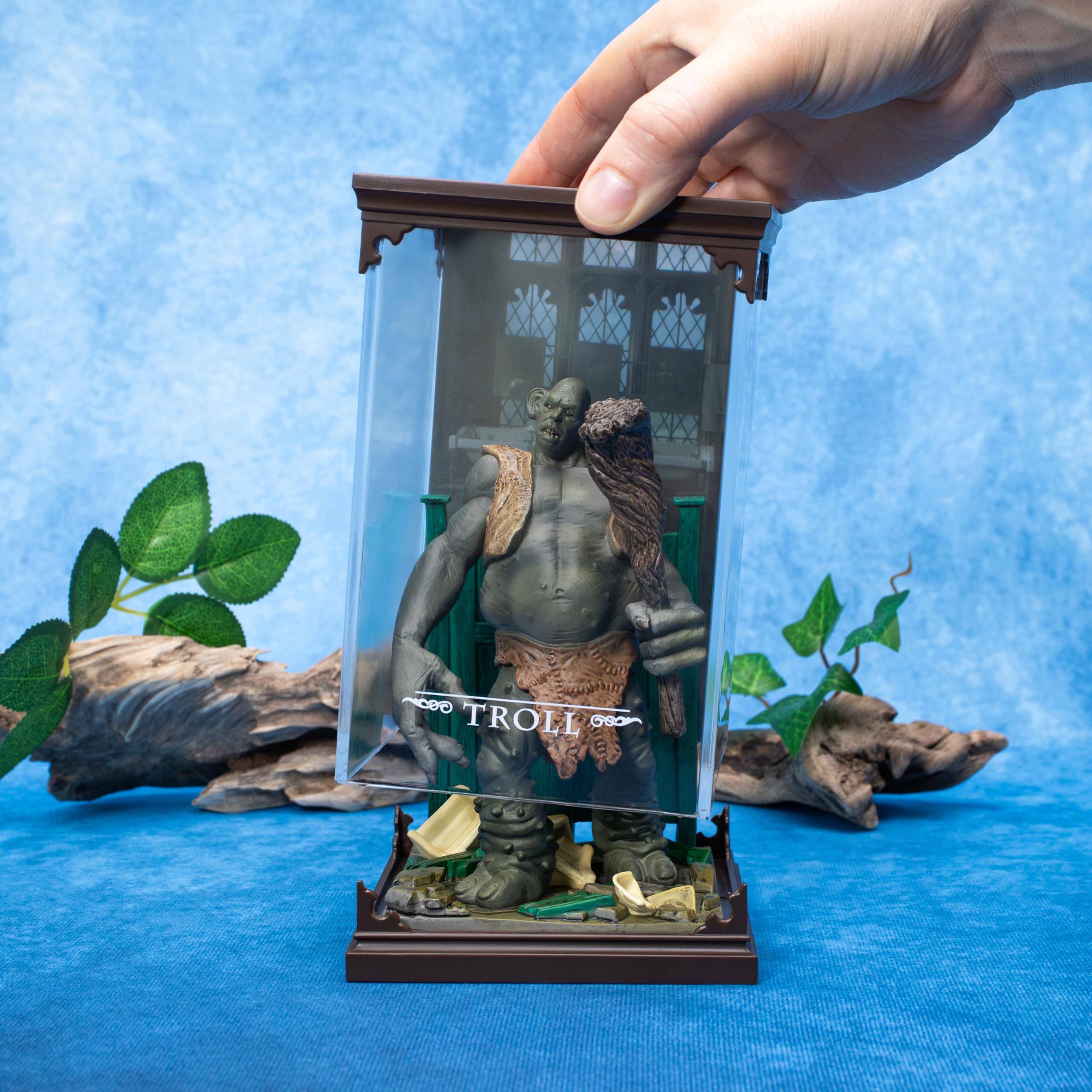 The Noble Collection - Magical Creatures Troll - Hand-Painted Magical Creature #12 - Officially Licensed 7in (18.5cm) Harry Potter Toys Collectable Figures - for Kids & Adults