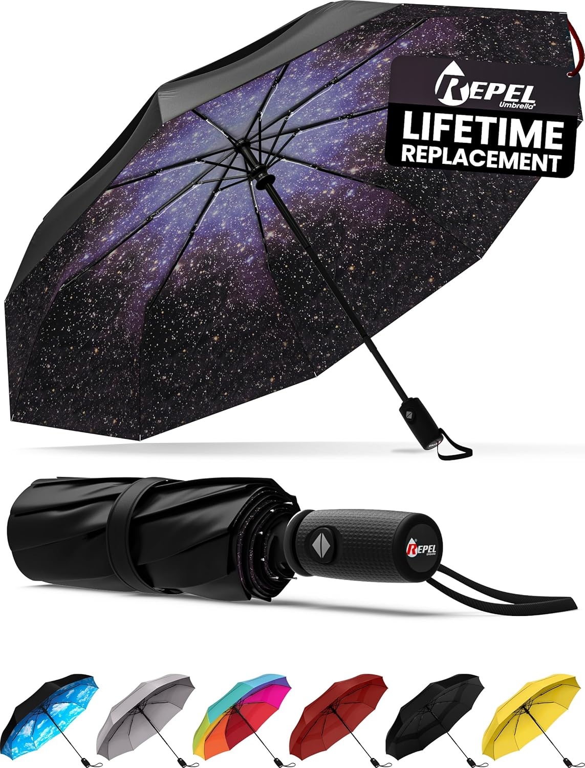 Compact and strong automatic travel umbrella with Jamaica Ubuy