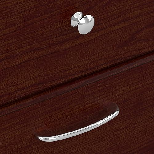 Miniatura 7 de Bush Furniture Cabot - Escritorio en forma de L con gabinete en cereza Harvest