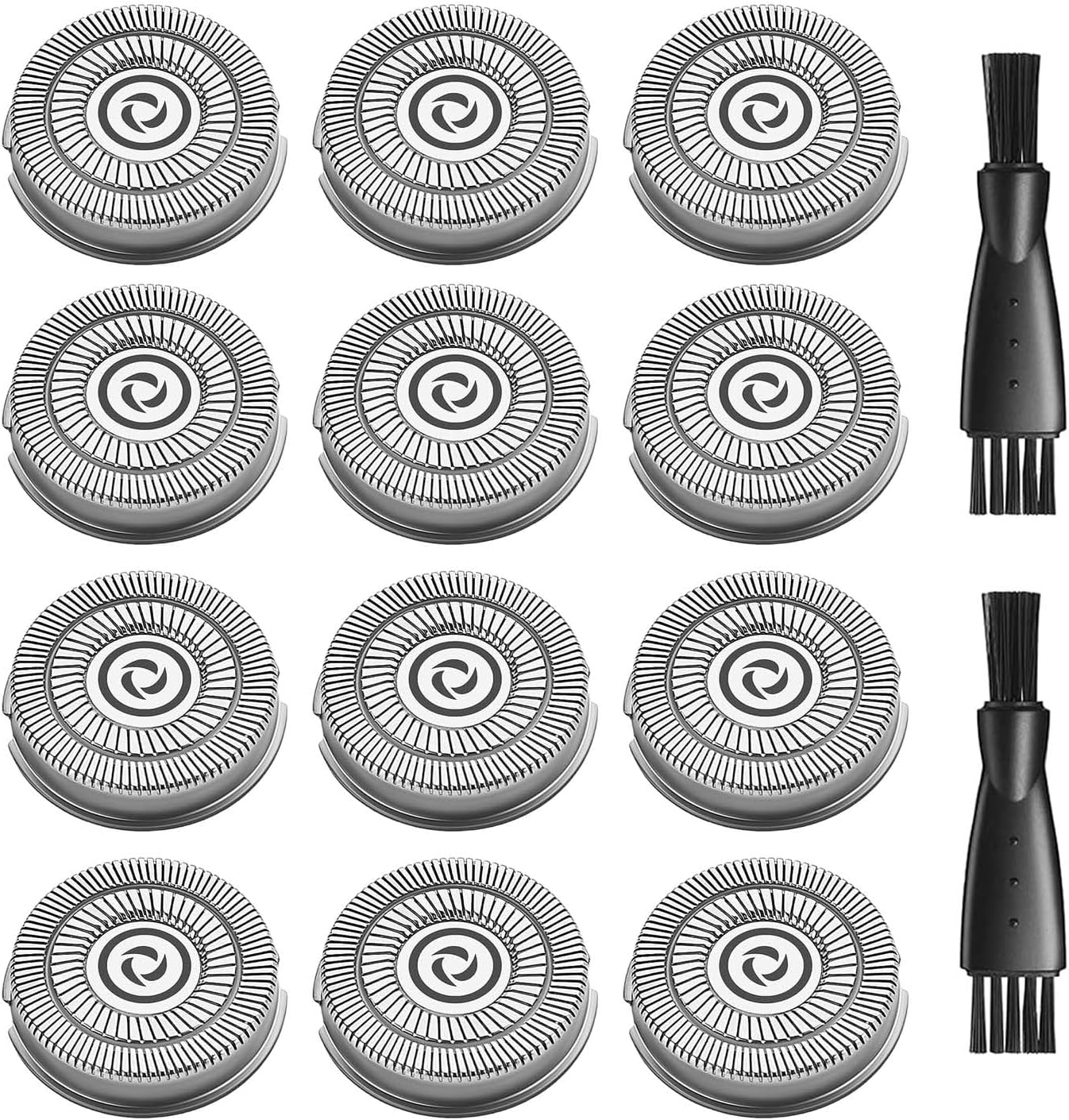 12 Pack Skull Shaver Blades Compatible with Pitbull Shaver Replacement Blade for Skull Shaver Replacement Heads Pitbull Shaver Replacement Head, Gifts for Men, Head Shavers for Bald Men