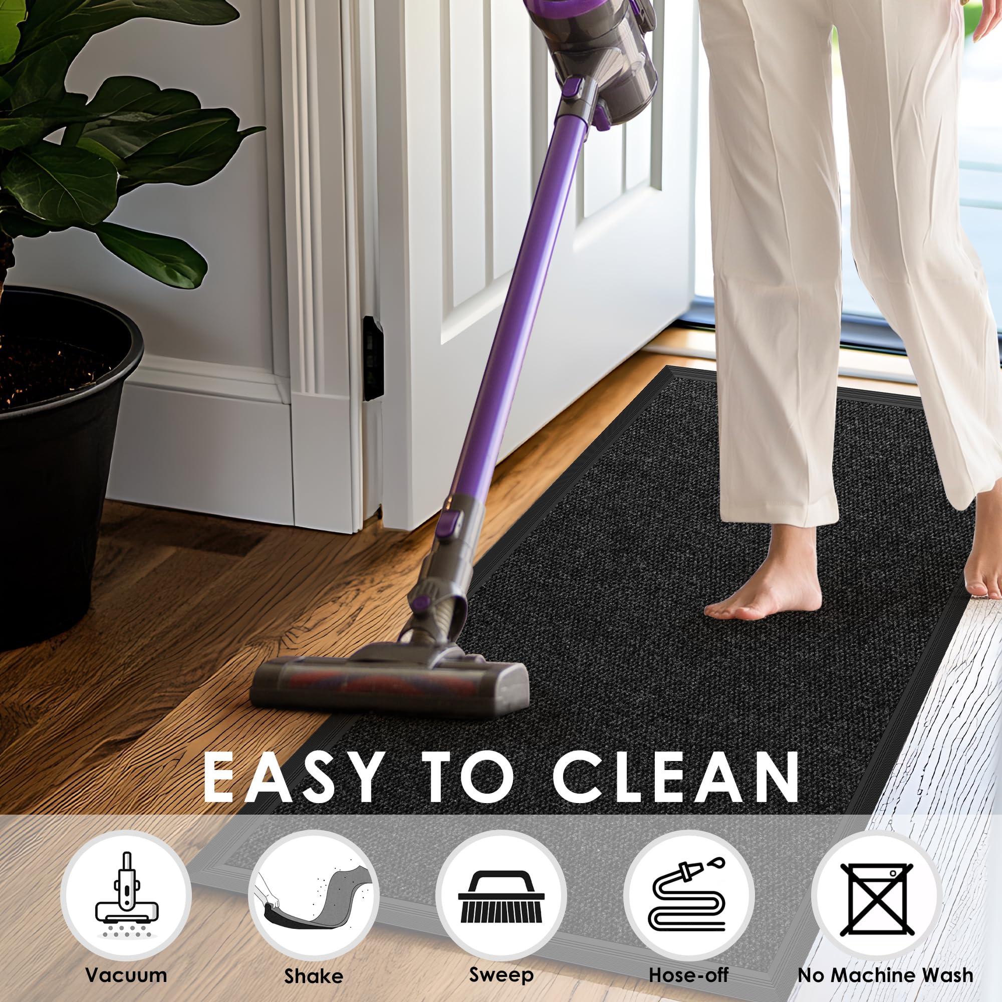 Low-Profile Front Door Mat - Welcome Mat -6