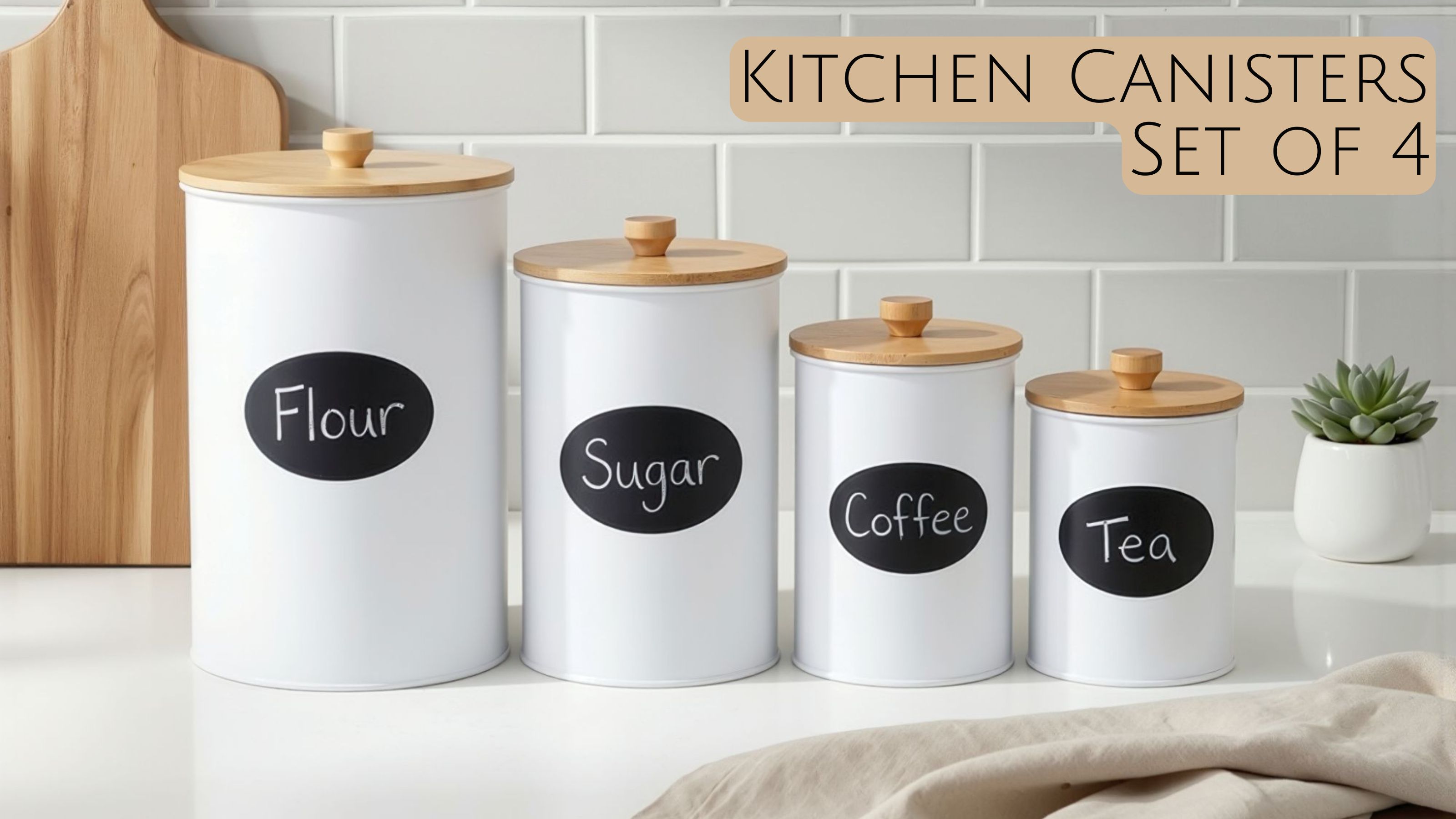 「デコパーツ　カリン」ブレンド粉末(A) 200gお徳な10袋セット Amazon.com: Kitchen Canisters for Countertop Set of 4 with