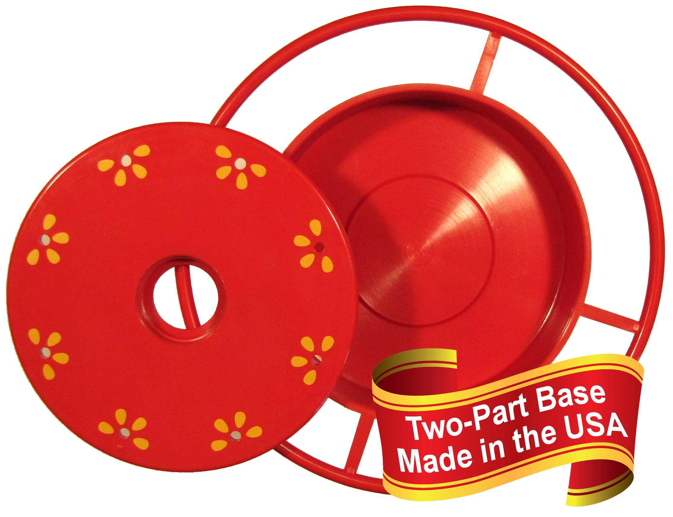 Hummers Galore, Hummingbird Feeder Replacement Bottom (One Base) (for Hummer's Galore Feeders ONLY)