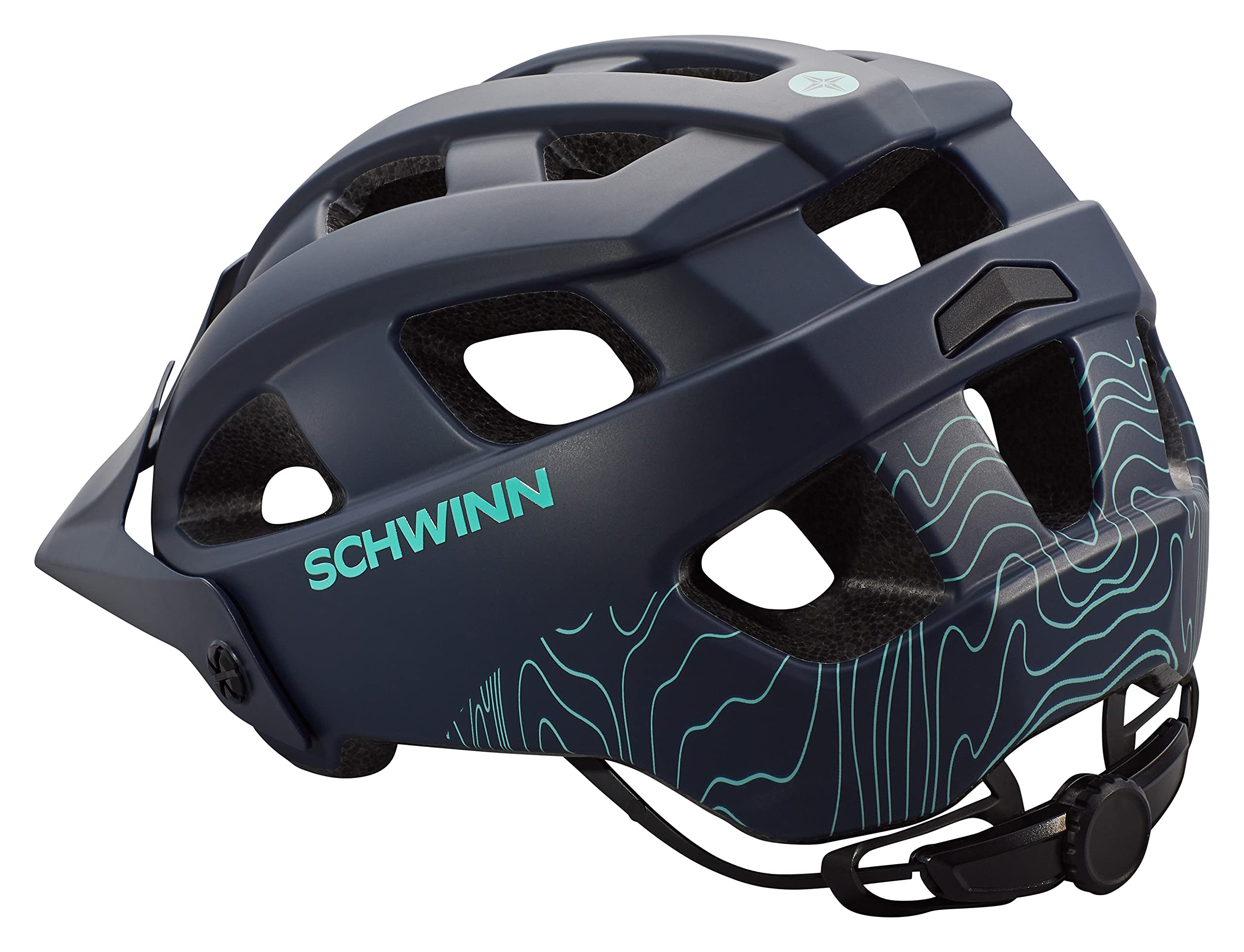 Schwinn Bunker ERT Casque de vélo pour Enfant/Adulte, Tour de tête 53-39 cm, M, Bleu Marine
