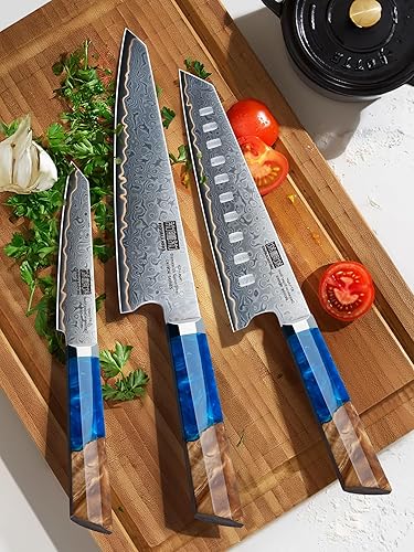 Miniatura 6 de HOSHANHO Juego de cuchillos de 3 piezas serie UKIYOE