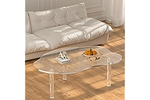 Acrylic Cloud-Shape Coffee Table: The Ultimate Colorful Centerpiece for Your Living Room