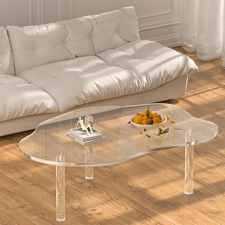 Acrylic Cloud-Shape Coffee Table: The Ultimate Colorful Centerpiece for Your Living Room