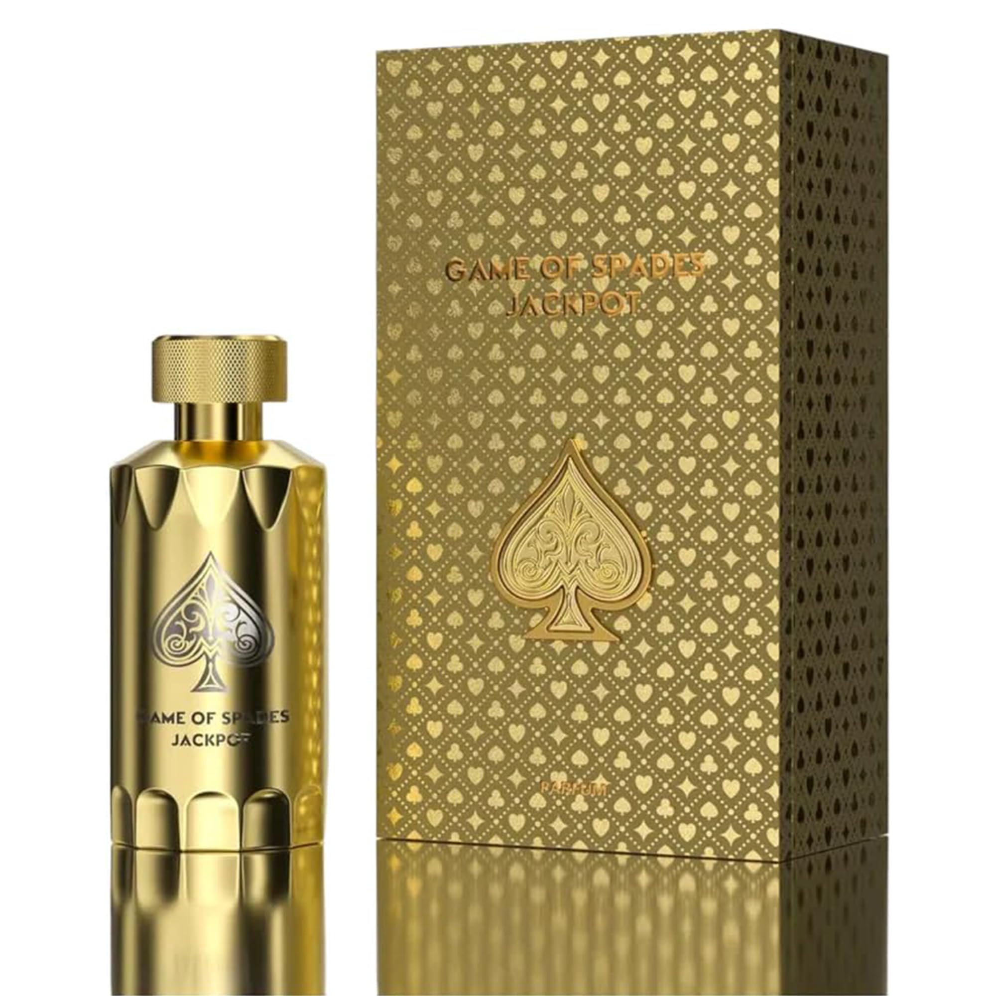 Jo Milano Game of Spades Jackpot Parfum Spray | 3.4 oz (100ml) | Vanilla, Amber, Sweet, Fresh, Fruity Scent | Long Lasting Fragrance for Men and Women (Unisex)