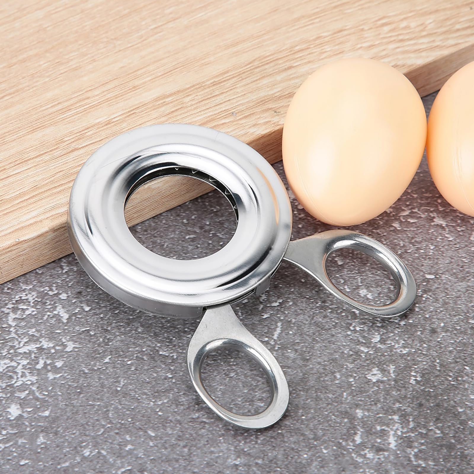 2PCS Coupe-Oeuf En Acier Inoxydable - Ouvre Oeuf à La Coque Précis Et Rapide Pour Cuisine Maison Et Restaurant
