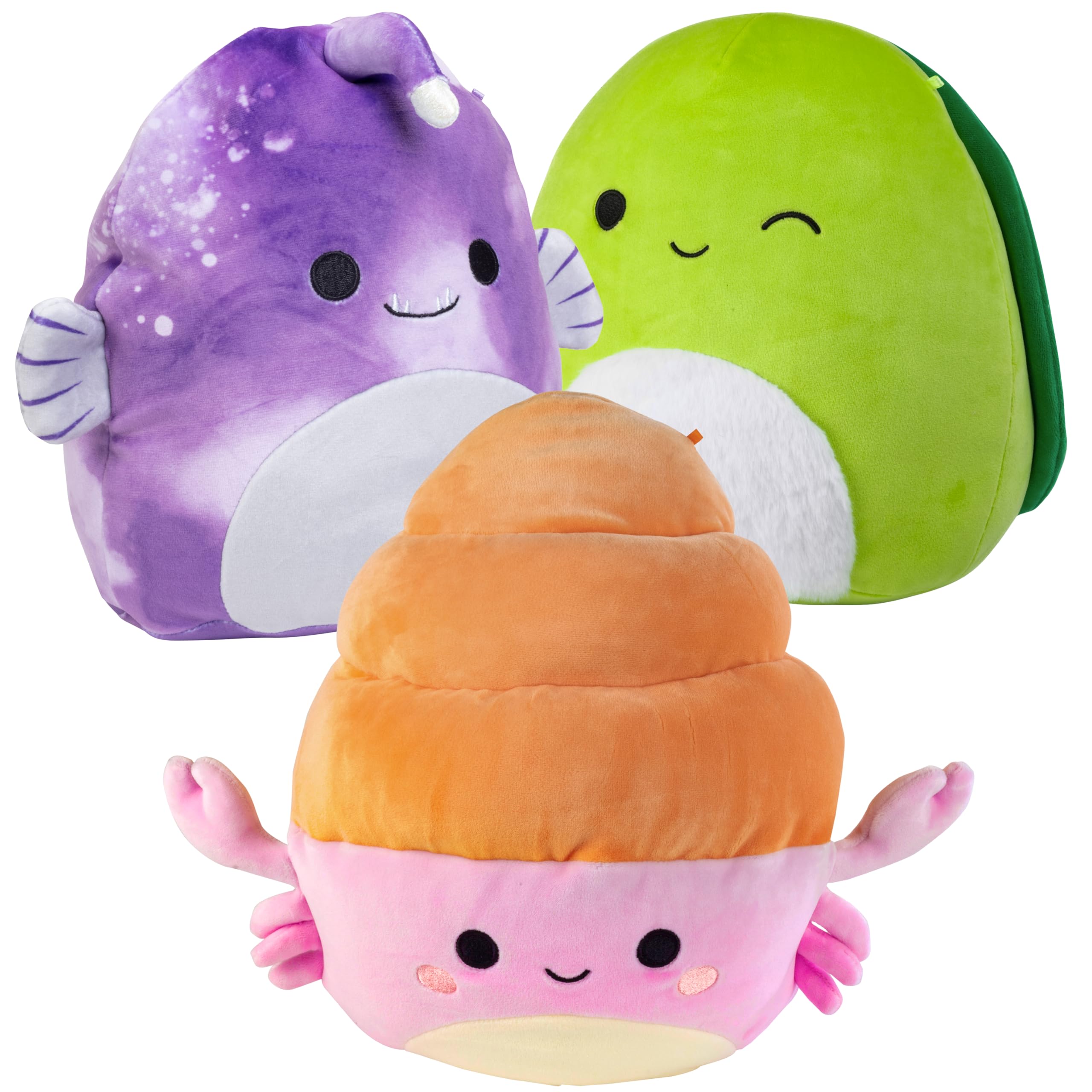 Squishmallows 10-Inch Dinosaur 2-Pack - Jumbo Soft Plush Stuffed Animals (Official Jazwares) - Kids Toy Gift