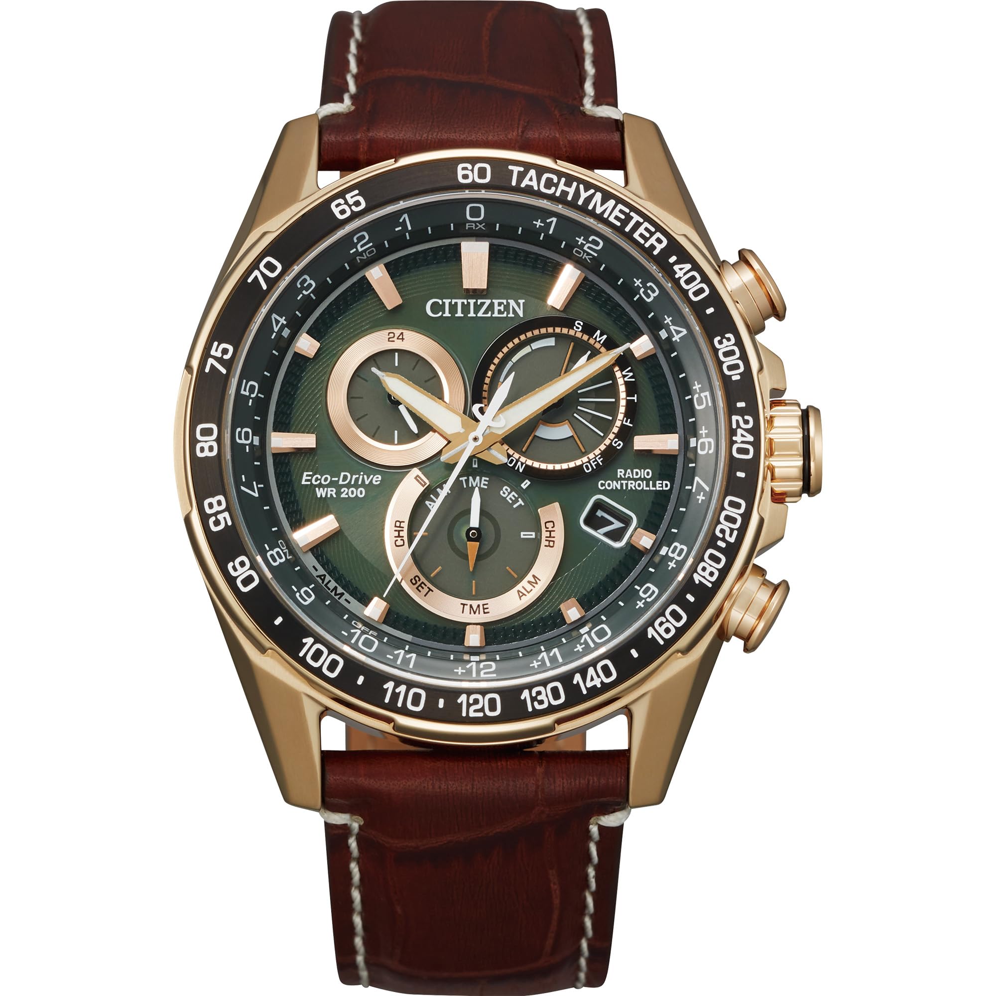 Men's Eco-Drive Sport Luxury PCAT Chronograph Watch