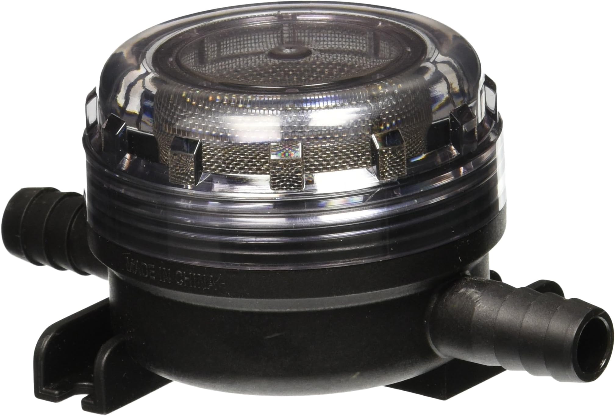 Flojet Strainer, Stainless Steel, In-Line, 1/2" Barb 01740-002A