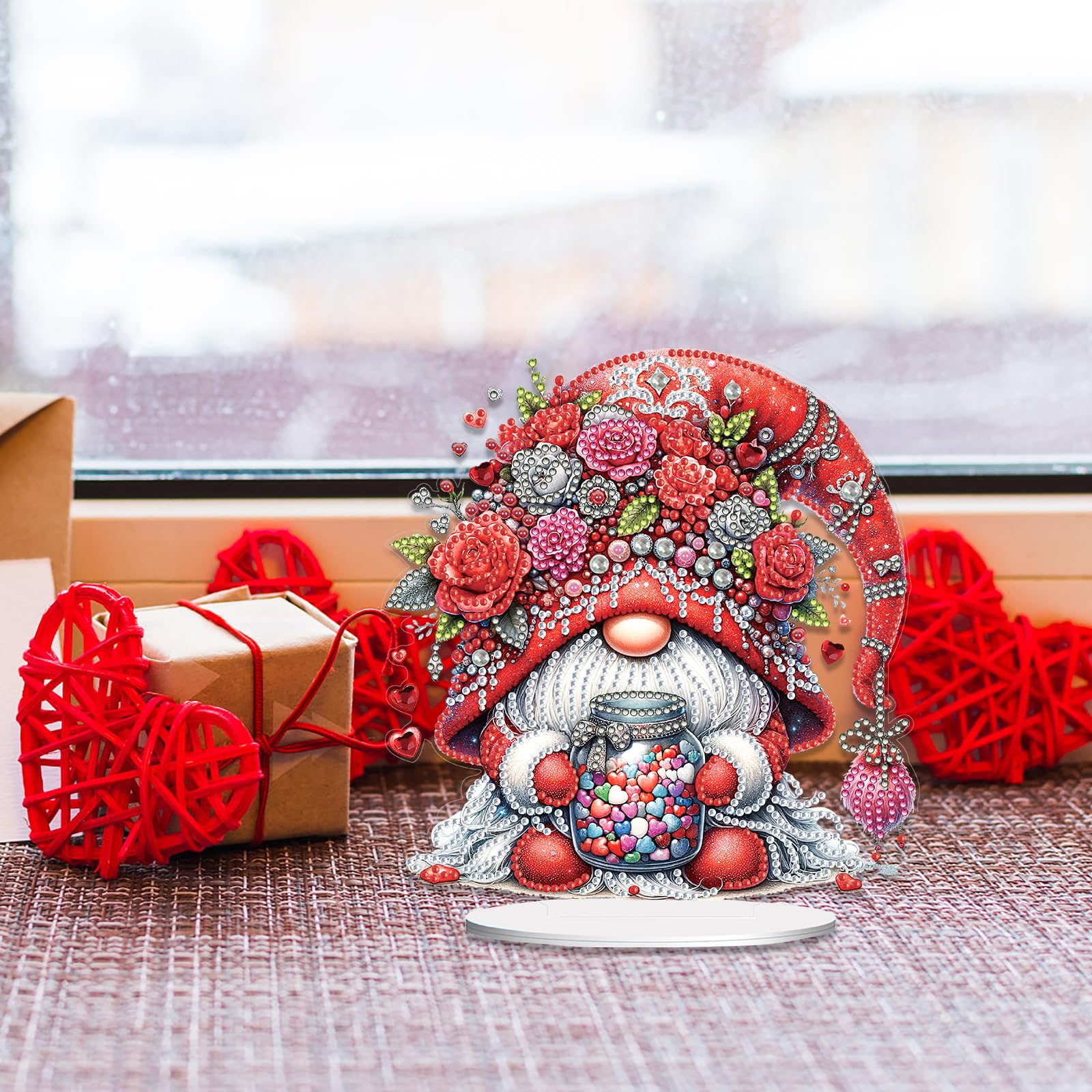 5D Diamond Art Tabletop Gnome Ornaments Kit - Image 5