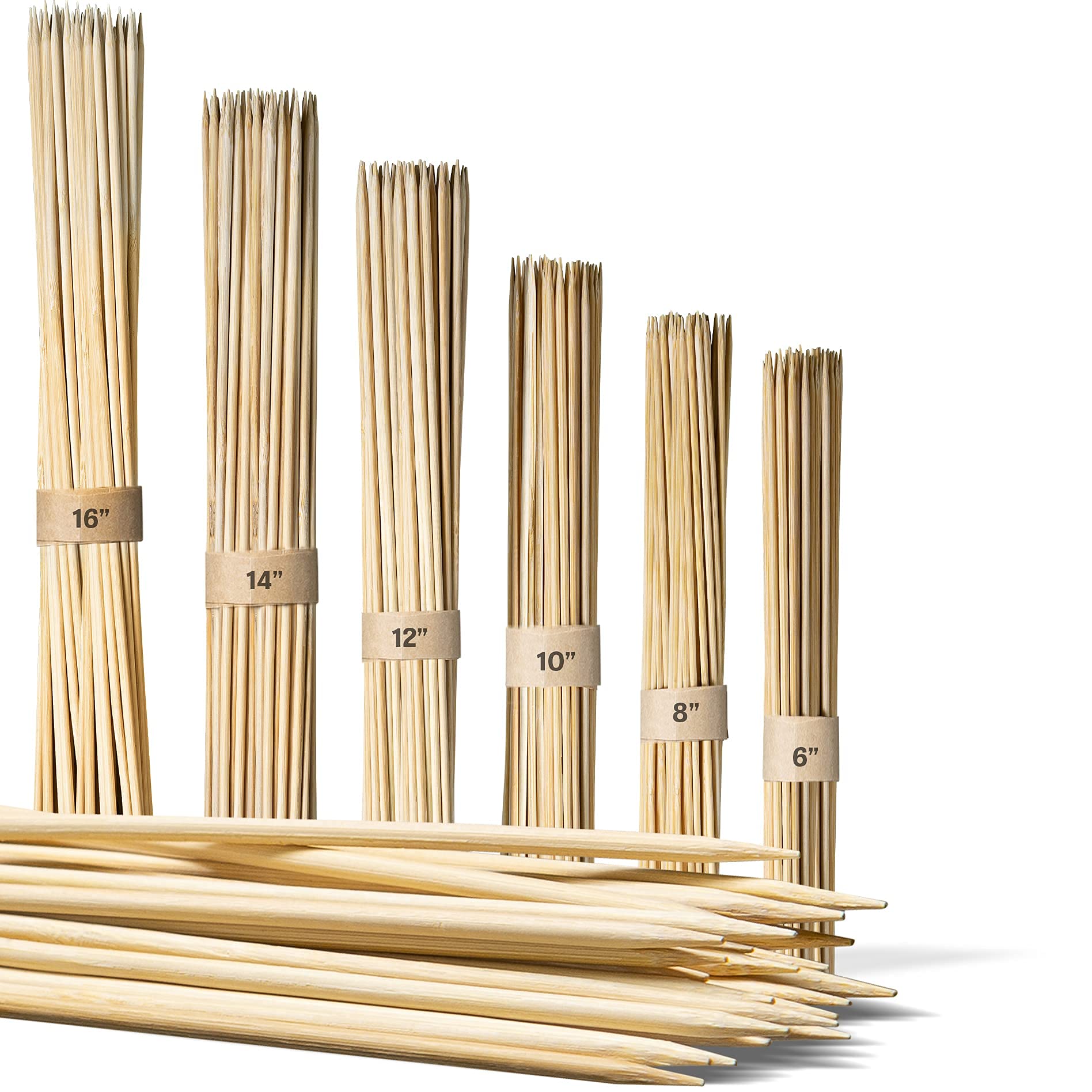 DEERA 5MM Bamboo BBQ SKEWERS-14 INCH-Pack of 50 (B09FKCZPV7) Amazon Price History, Amazon Price Tracker
