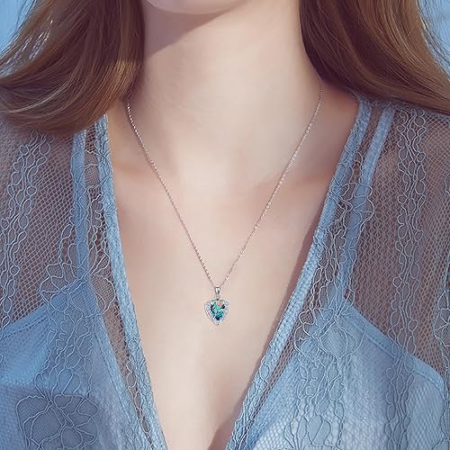 Miniatura 8 de Collar con medallón de árbol de la vida collar de plata de ley que sostiene fotos con colgante de medallón del árbol de la vida para mujeres esposa