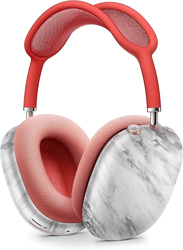 Miniatura 6 de Slate Marble Surface V10 - Funda de vinilo decorativa de cuerpo completo, compatible con auriculares inalámbricos Bluetooth Apple AirPods Pro Max