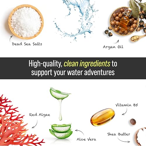 Miniatura 2 de TRIHARD Acondicionador para antes y después de la natación  Acondicionador para nadadores  Protección del cabello antes de nadar  Solución de