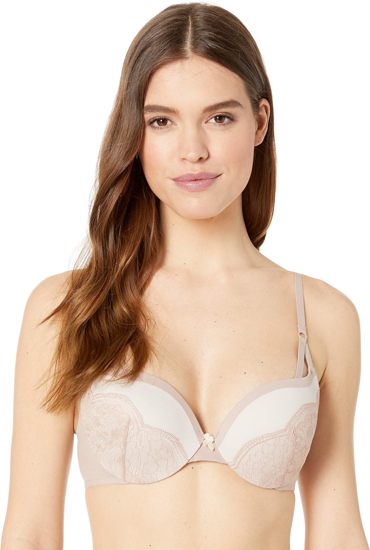 maidenform Women's Love The Lift Push, evening blush/cream Strppy lace, 40B-picture-44