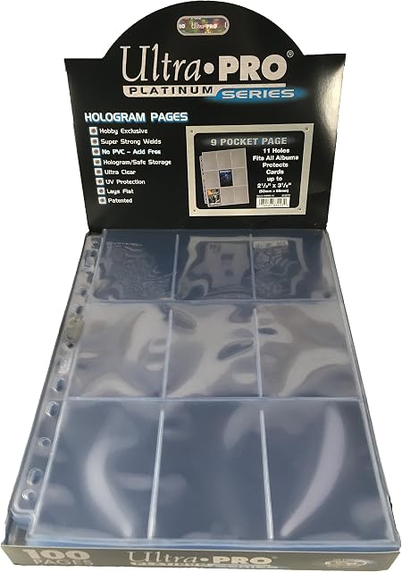 Ultra-Pro Platinum 9-Pocket Hologram Pages (25 pcs.)