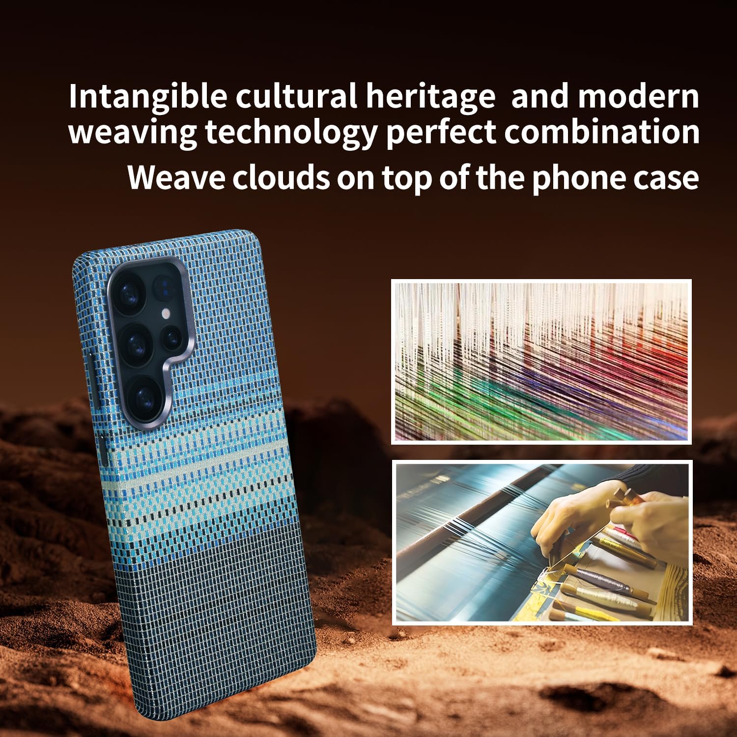 for Samsung Galaxy S25 Ultra Case with Magnetic Ring, Magnetic Protective Phone Case for Men Women, Compatible with MagSafe, Light Design & Shockproof, Ocean Silver Silk