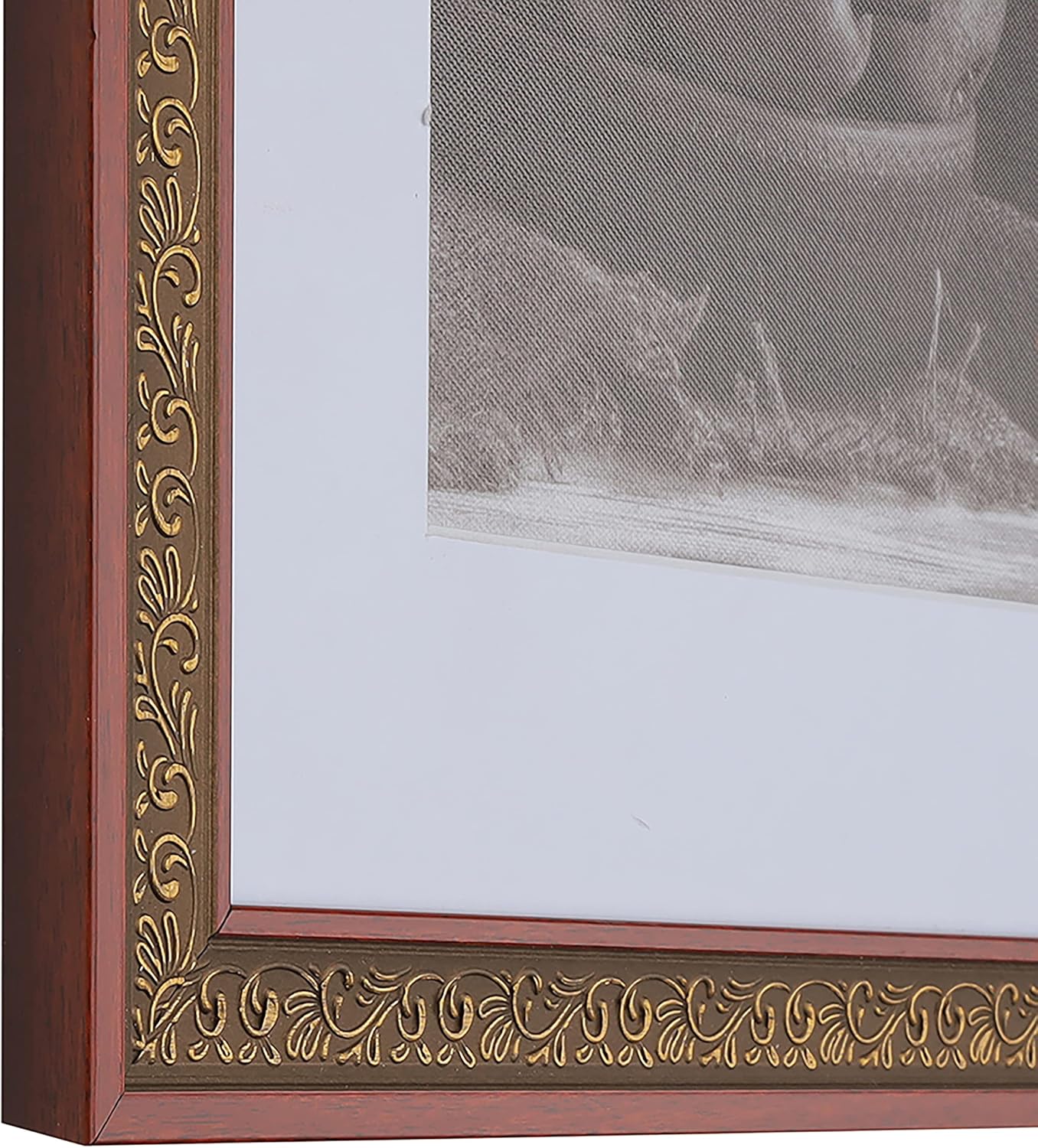 Picture Frames 14x22 Frames 1-1/4" 14x22 Poster Frame,14 x 22 Red Gold Picture Frame for Wall Mounting, Large Frame Ornate 22x 14 Canvas Oil Painting Frames Gothic Vintage Antique Luxury 3447 .Baroque Wood Alternative-Polystyrene for Photo,Diploma,Puzzle,TV