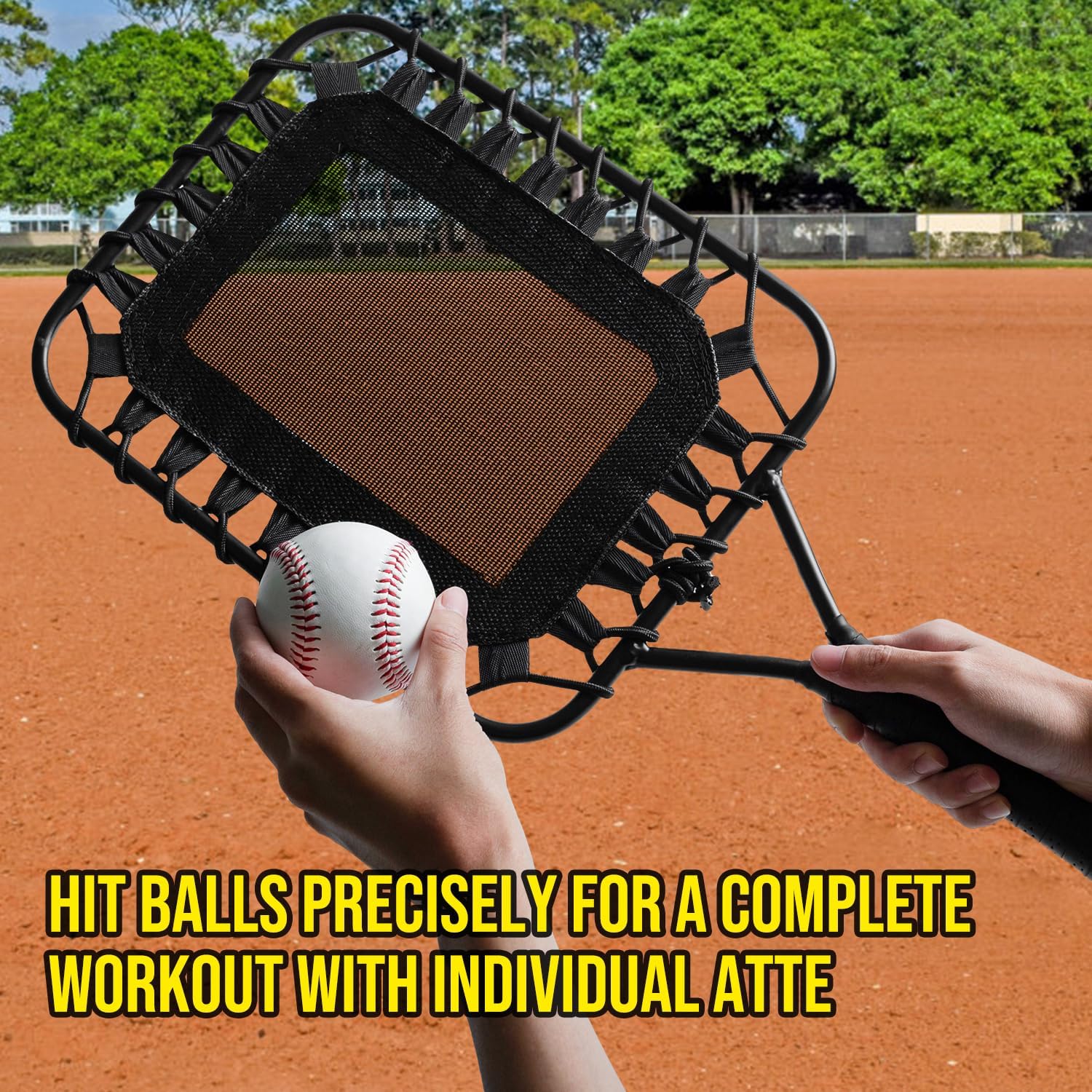 Baseball Racket for Fly Balls,15 Oz Baseball/Softball Fungo Racket Bat for Coaches and Parents to Help Players Practice Hitting Grounders,Fly Ball and Fielding Skills| with Large Shoulderbag