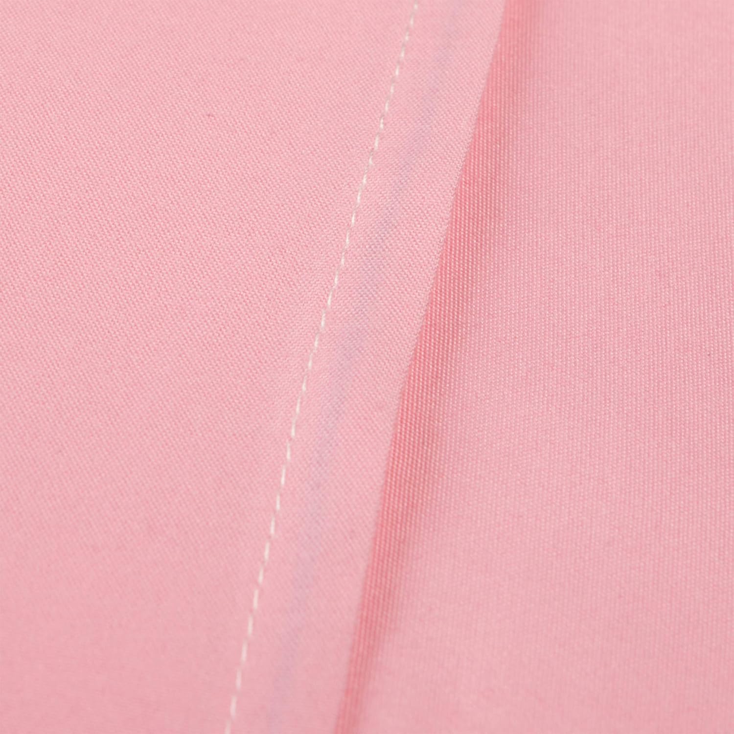 FLXXIE Queen Fitted Sheet Only - Bottom Sheet - Microfiber Deep Pocket up to 15inch Queen Fitted Sheet - Soft and Wrinkle, Fade, Shrinkage Resistant Fitted Bed Sheet, Pink