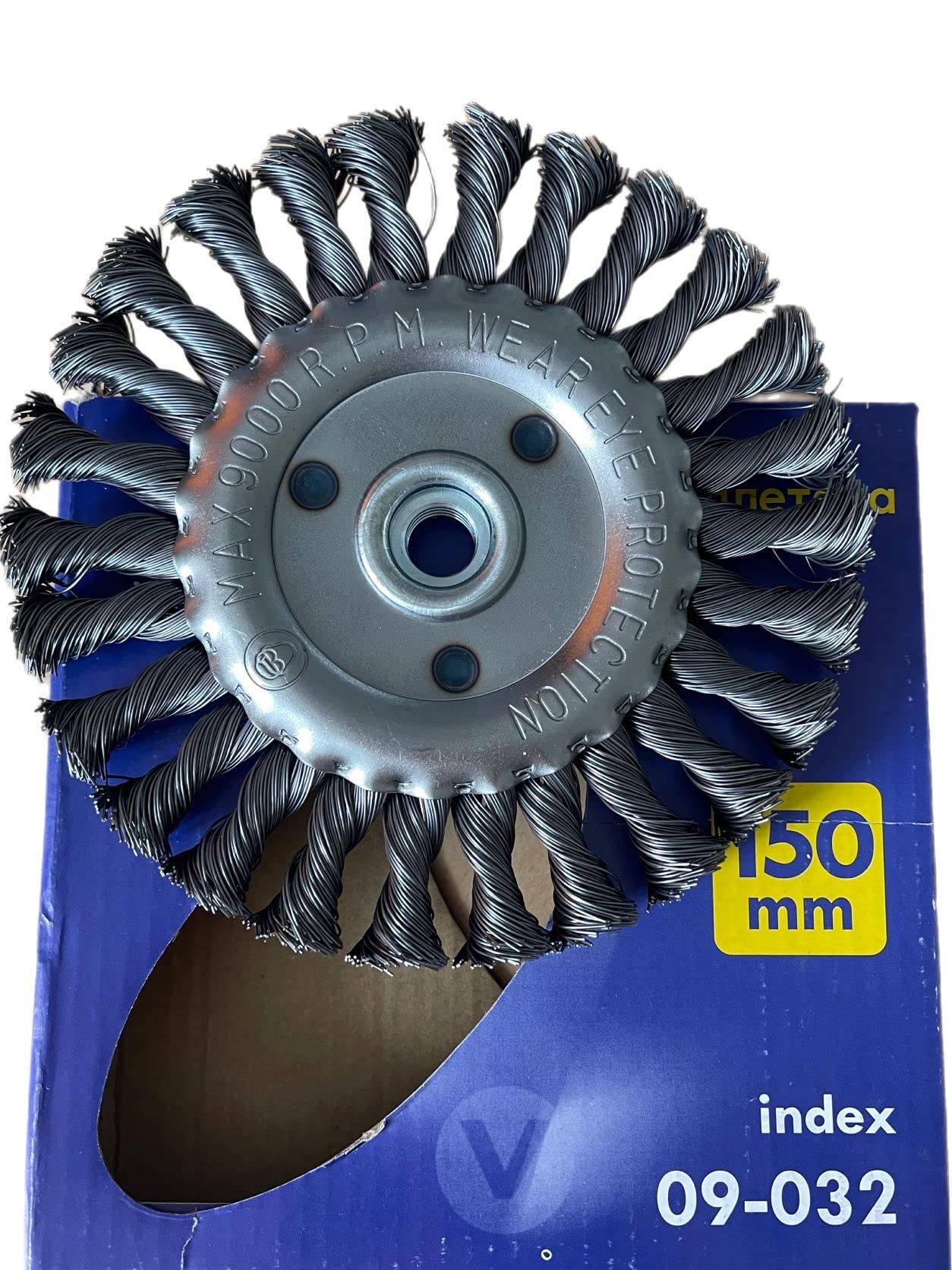 Szczotki do szyb 150 mm szczotki druciane plecione szczotka stożkowa szczotka okrągła szczotka M14 24 x