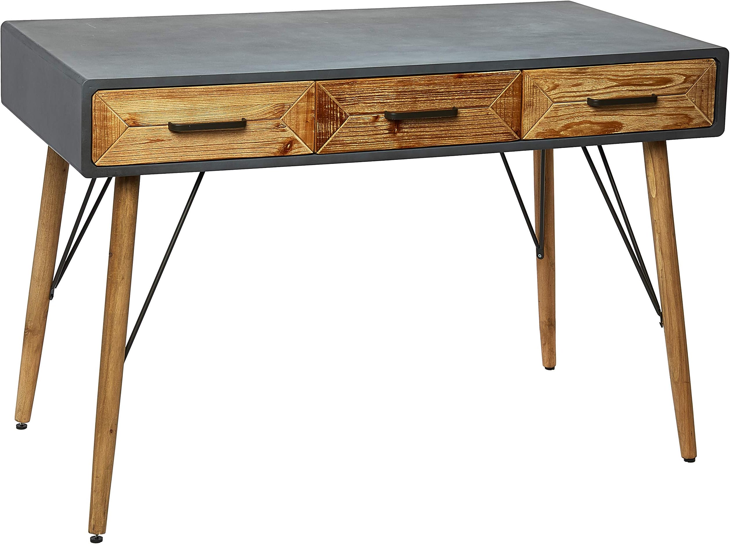 Teton Home Console Table with Three Drawers