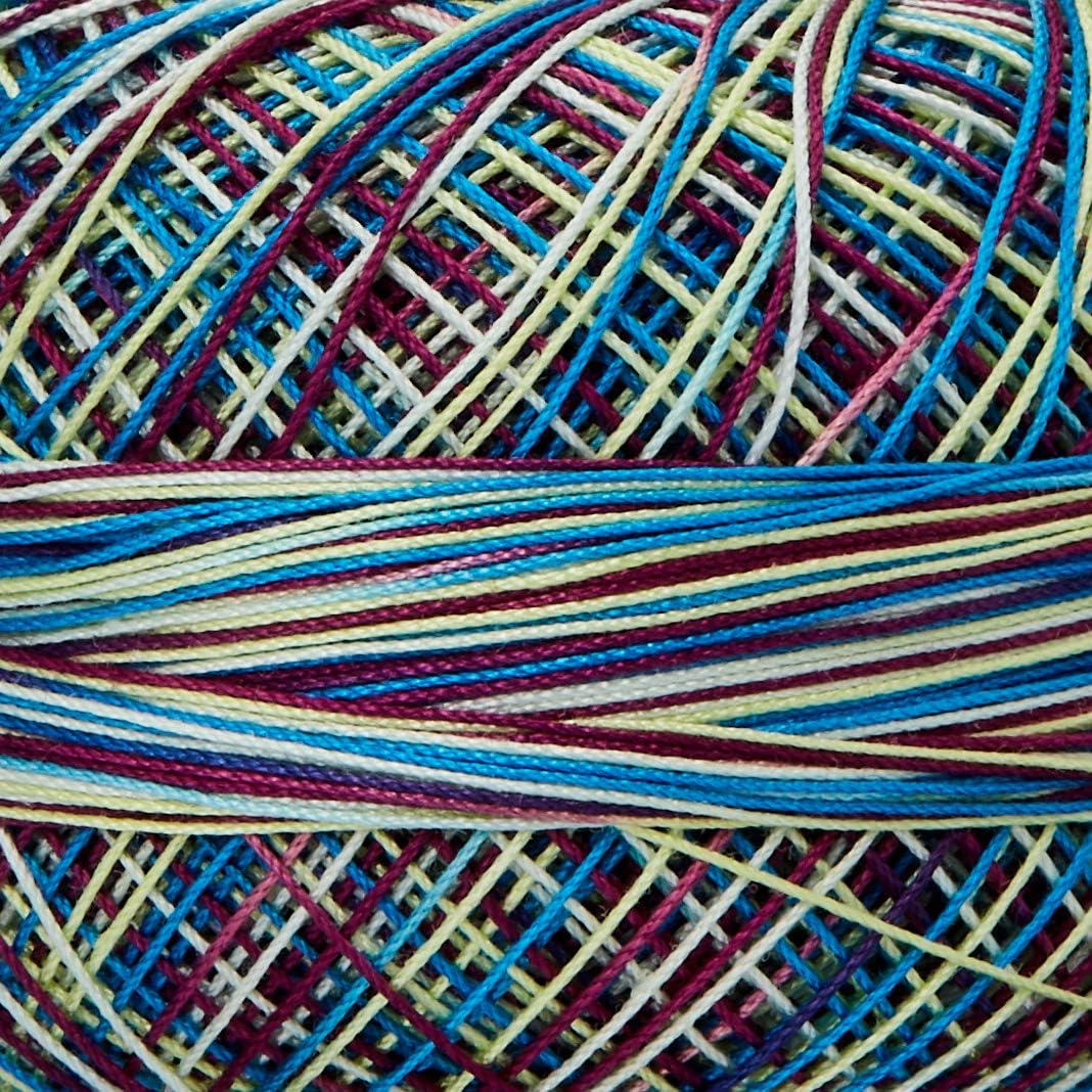 Lizbeth Size 80 HH80105 Cotton Thread 184 Yds 10 Grams, Confetti