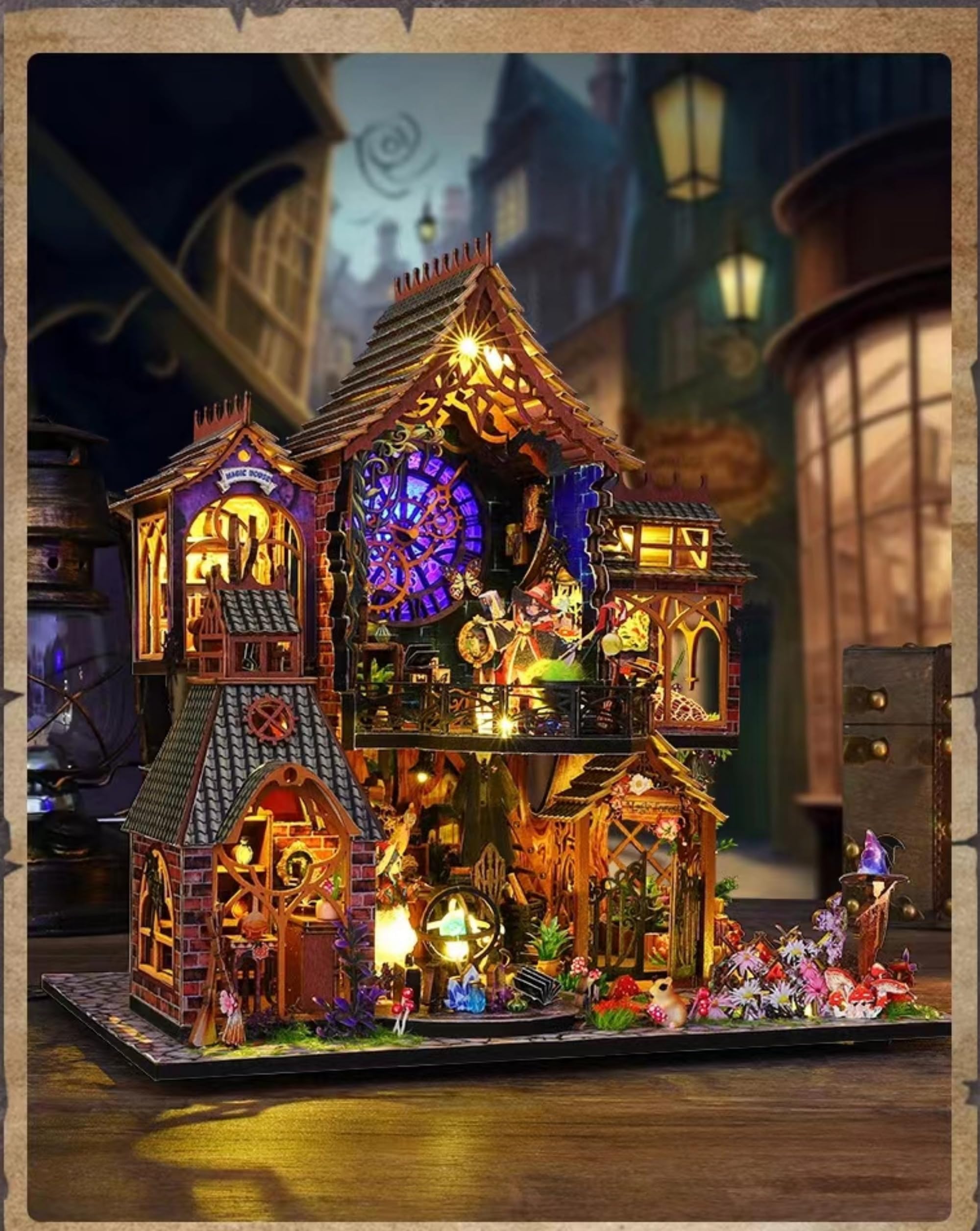 Amazon.co.jp: FSEARRT ドールハウス 手作りキットセット ミニチュア  