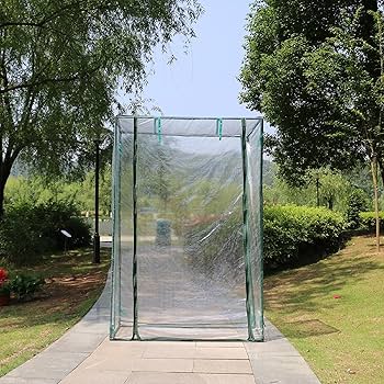 【 4つの窓ビニールハウス替えカバー】入口ファスナー式143x143x195㌢ 4つの窓ビニールハウス替えカバー】入口ファスナー式143x143x195㌢