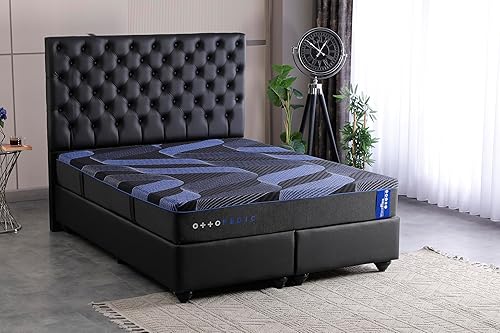 Miniatura 3 de Ottomanson Colchón de espuma viscoelástica King de 10 pulgadas - Soporte firme medio y alivio de presión - Sueño tranquilo y transpirable - Espuma