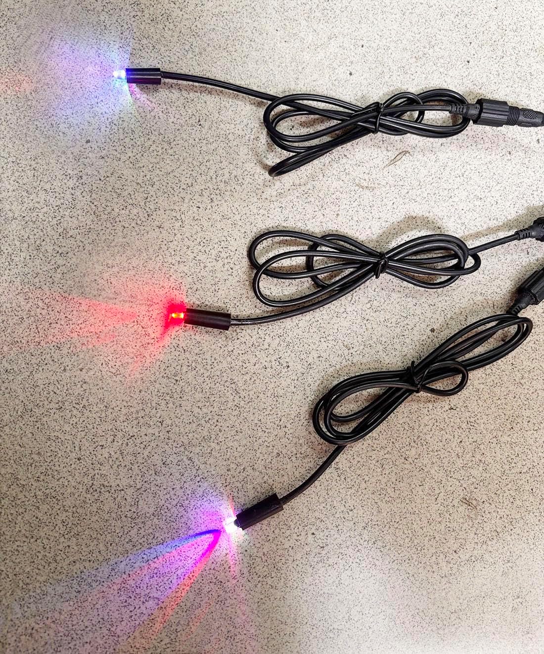 12V Tabletop Fountain Indoor Outdoor Fountain 5 LED-Lights Underwater Feature for Modern Home and Office Indoor Decoration DIY Light Replacement with Adapter US (Color Slowly Changed)