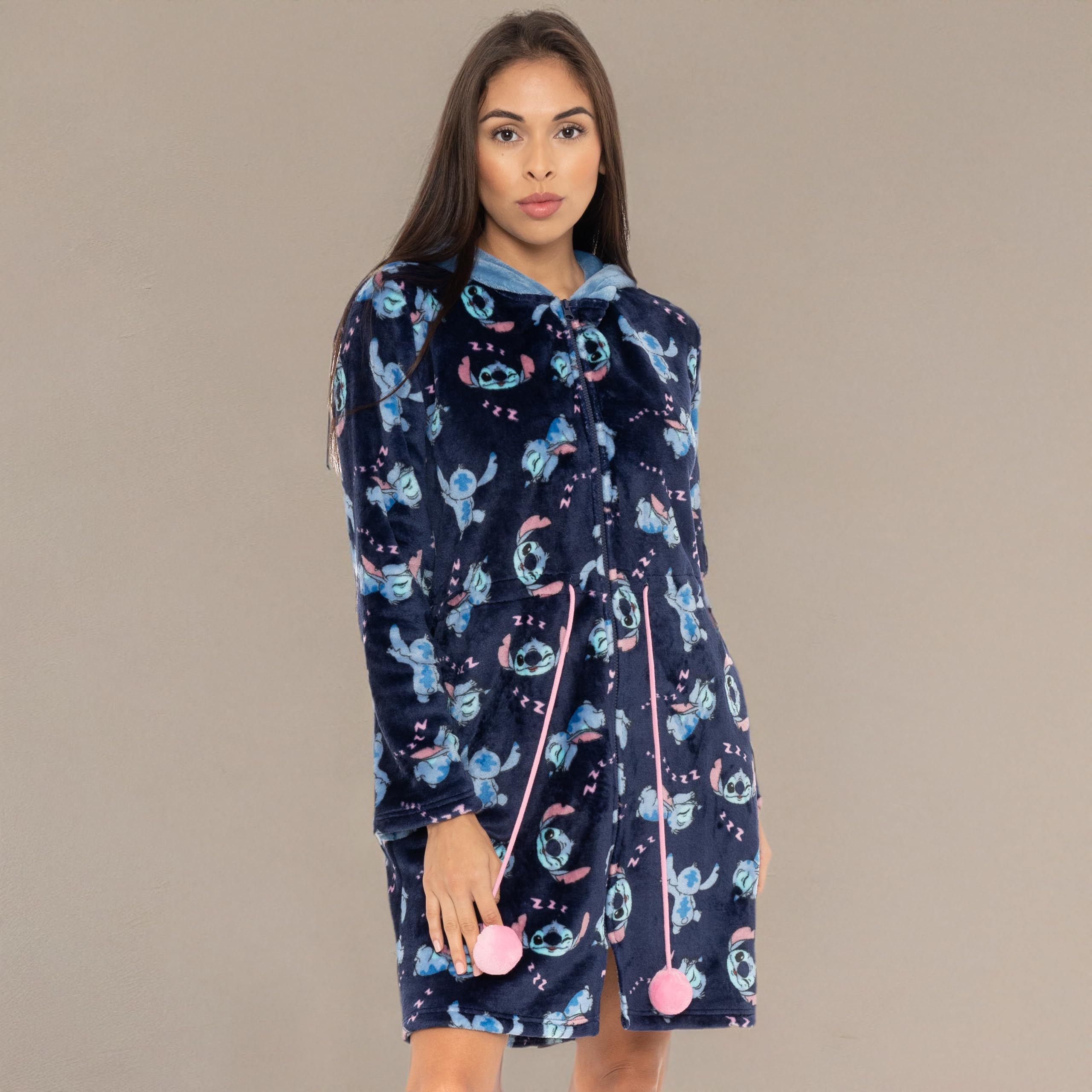 Disney Bademantel Stitch | Stitch Morgenmantel | Bademantel Damen