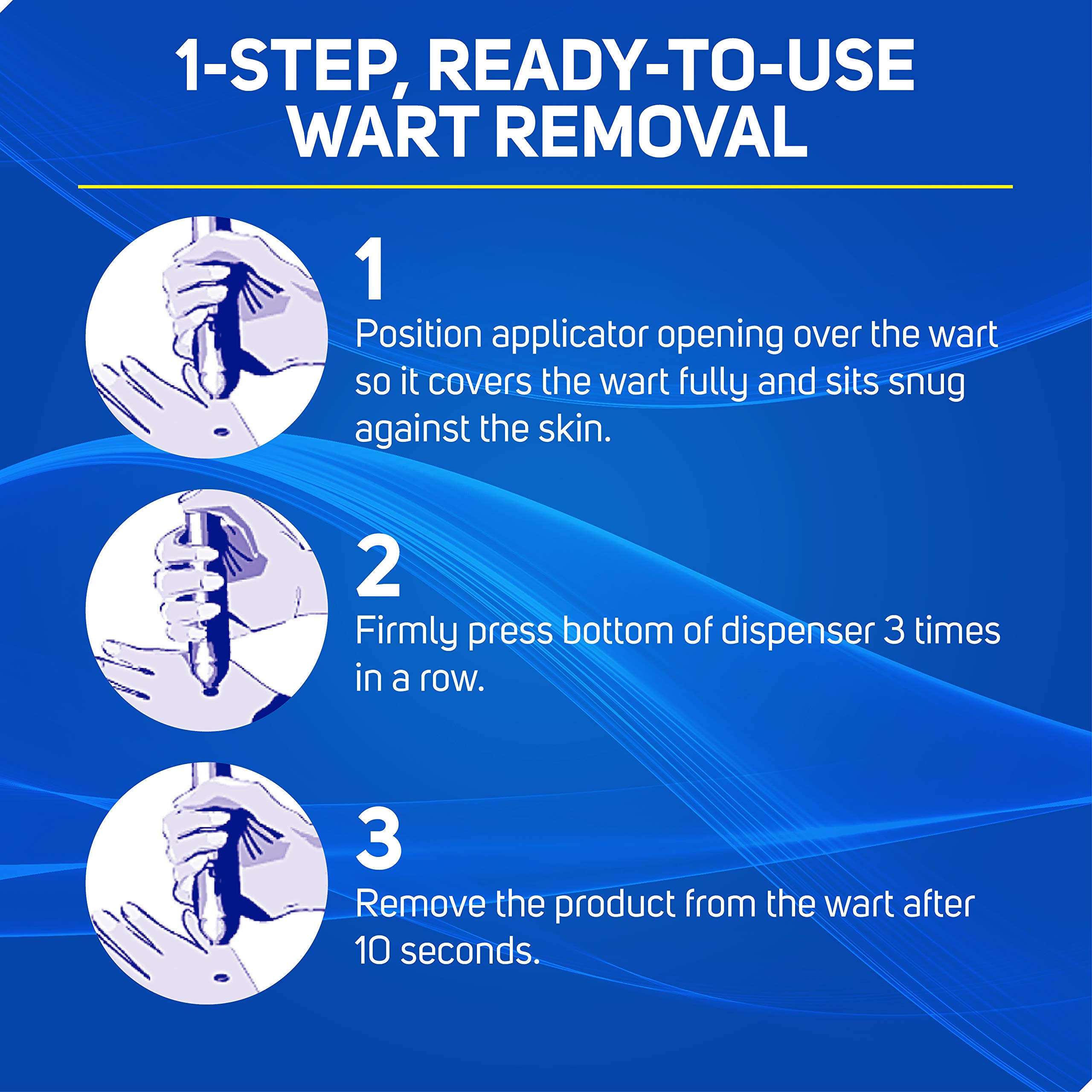 Care Science Wart Remover Freeze, 8 Applications 1Step Cryogenic Wart Removal for Common