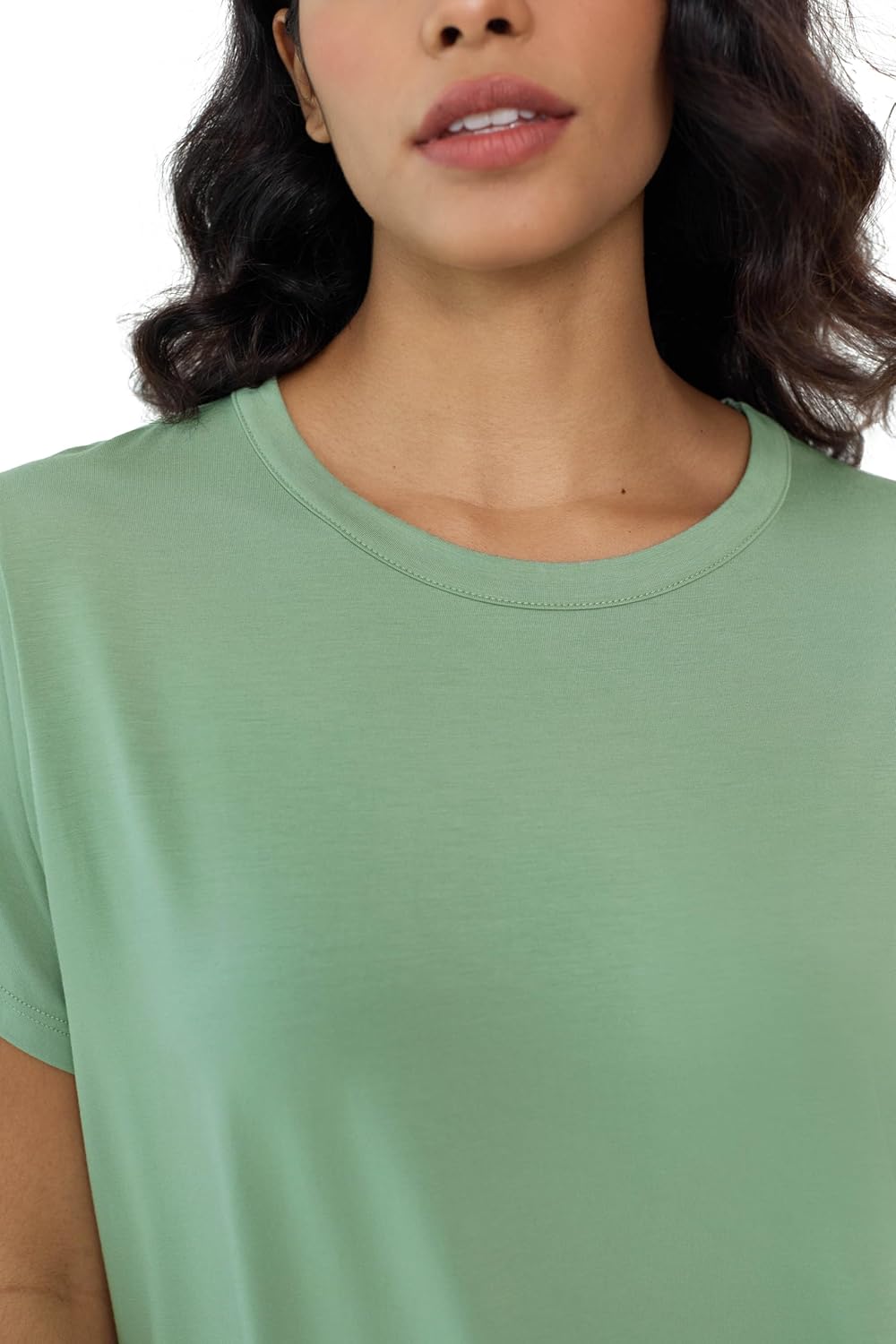 Joyaria Bamboo Viscose Pajamas Women Ultra Soft Short Sleeve Jogger Pants Pjs Set Cooling Sleepwear - Image 3